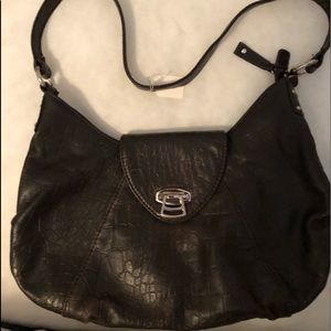 Leather Stone Mountain Purse